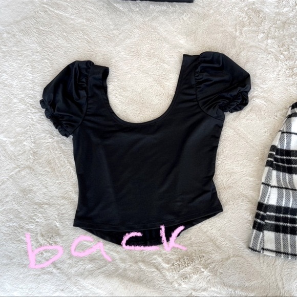 ‼️ SALE 🍋 BABYDOLL SATIN TOP, corset top, Aritzia, balletcore, fall fashion - Picture 3 of 3